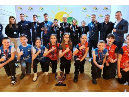Gratulowali sportowych sukcesów
